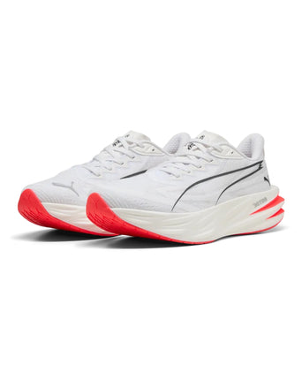 Deviate Pure NITRO Running Shoes - White/Ultra Red