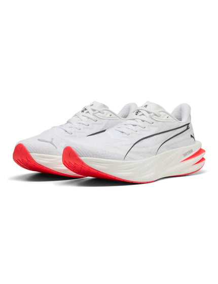 PUMA Deviate Pure NITRO Running Shoes - White/Ultra Redimages2- The Sports Edit