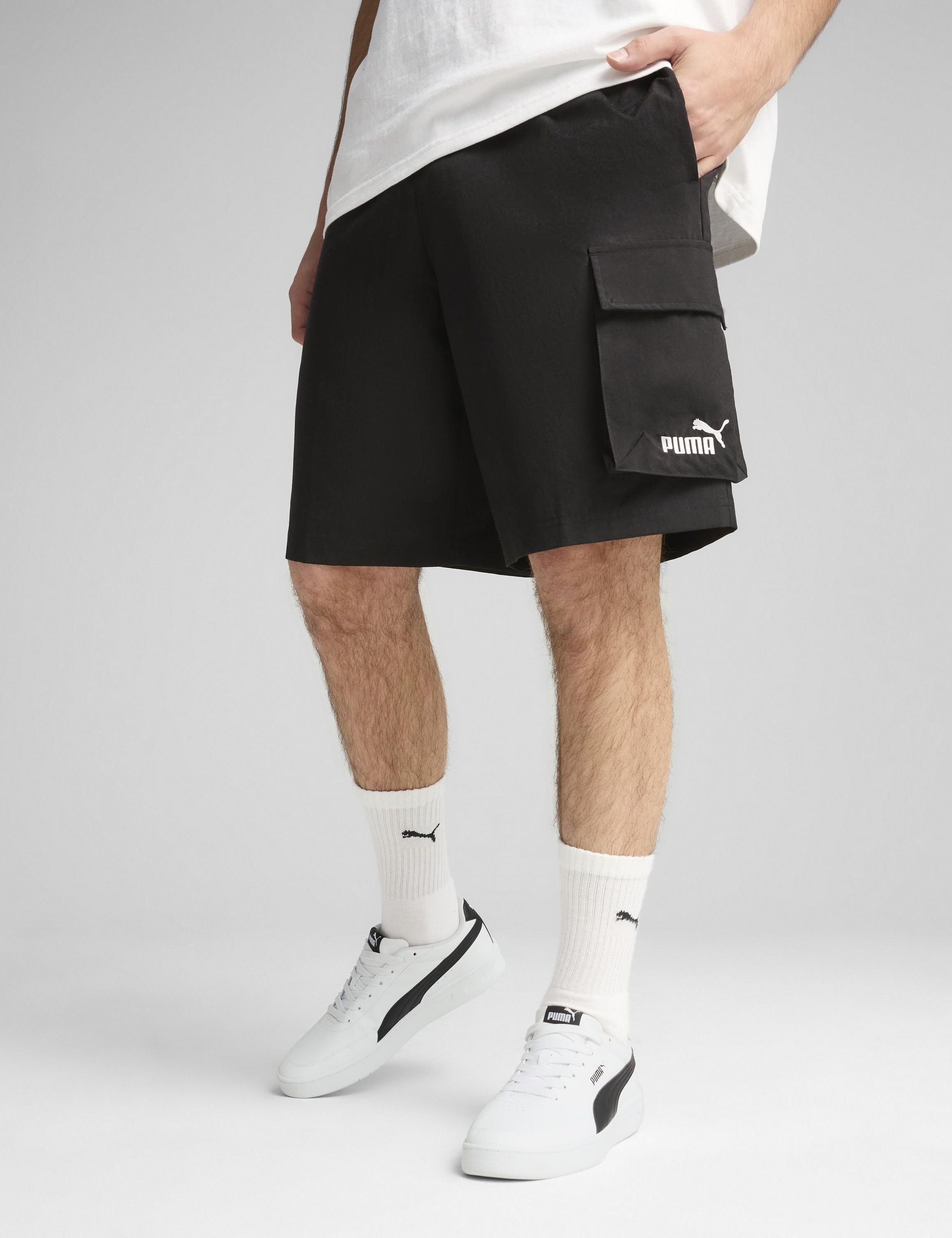 Essentials No.1 Logo Woven Cargo 9" Shorts