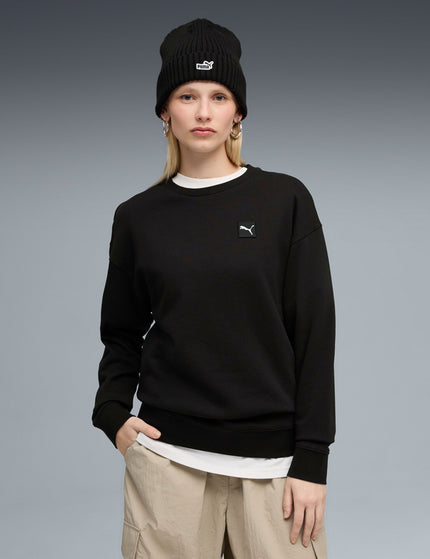 PUMA Essentials Elevated Comfort Crew - Blackimages1- The Sports Edit