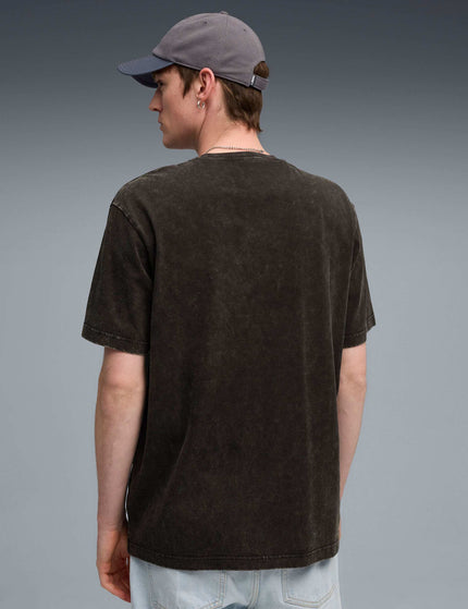 PUMA Essentials Elevated Relaxed Wash Tee - Puma Blackimages2- The Sports Edit