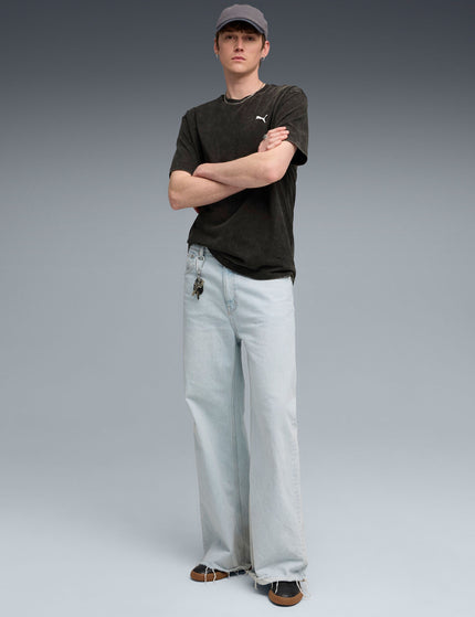 PUMA Essentials Elevated Relaxed Wash Tee - Puma Blackimages3- The Sports Edit