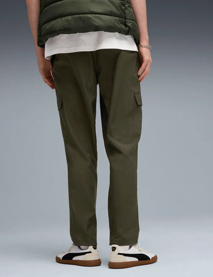 PUMA Essentials No. 1 Logo Woven Cargo Pants - Dark Oliveimages2- The Sports Edit