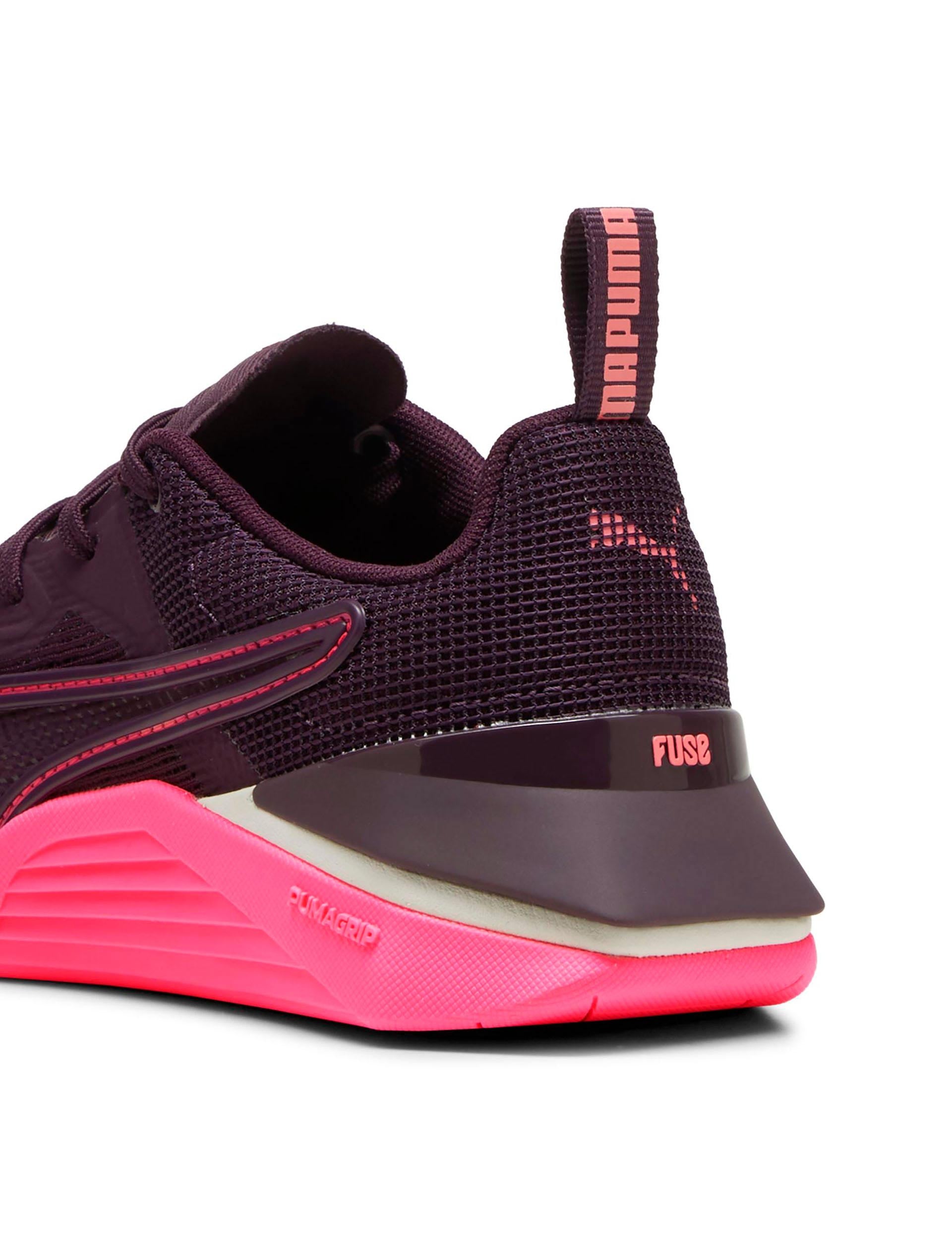 Fuse 3.0 Training Shoes Midnight Plum Vapor Grey Sunset Glow