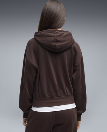 HER Relaxed Fleece Hoodie - Chocolate Fondue