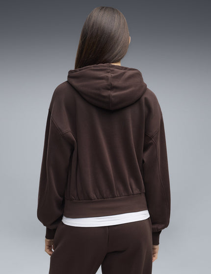 PUMA HER Relaxed Fleece Hoodie - Chocolate Fondueimages2- The Sports Edit