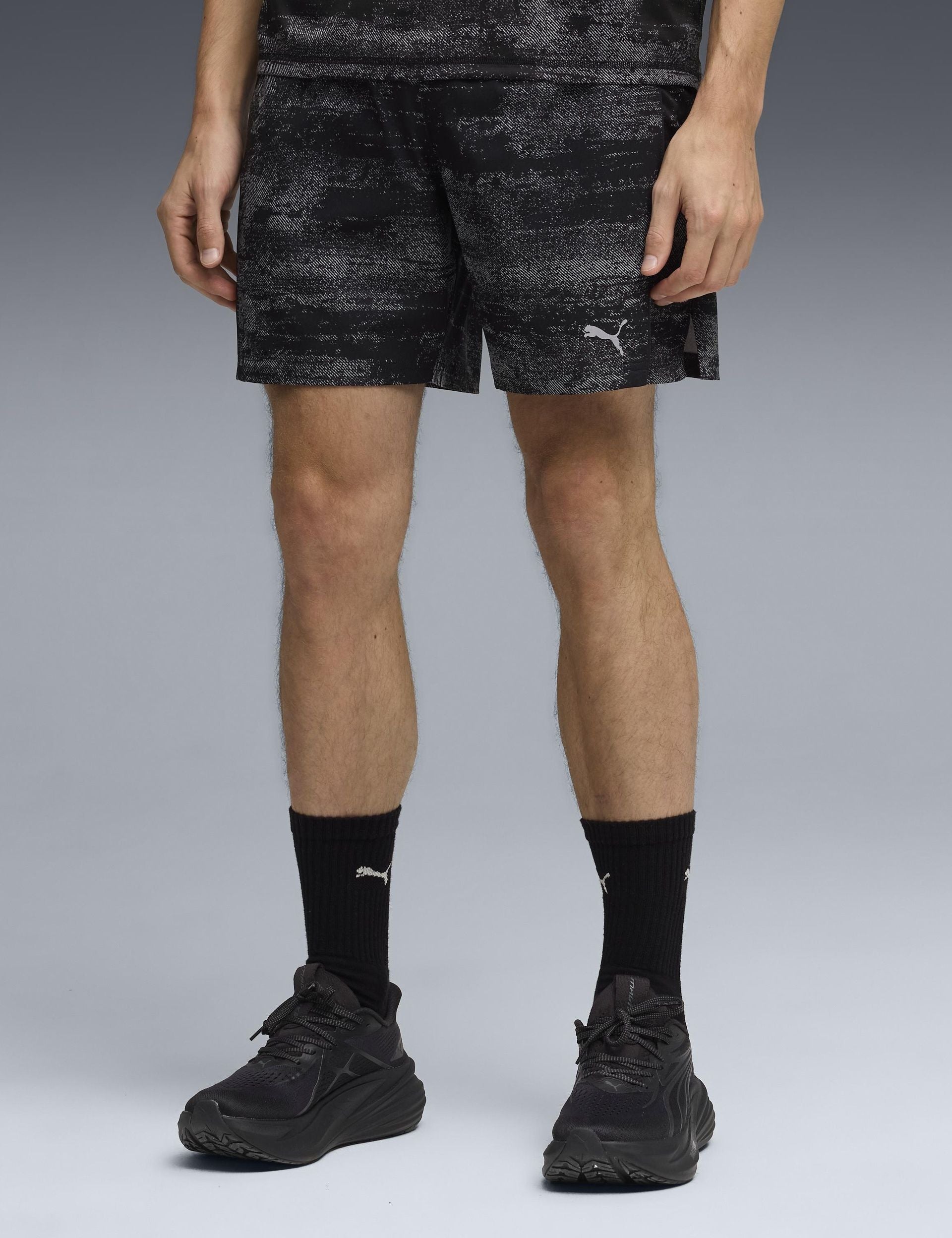 Velocity All Over Print 7" Running Shorts