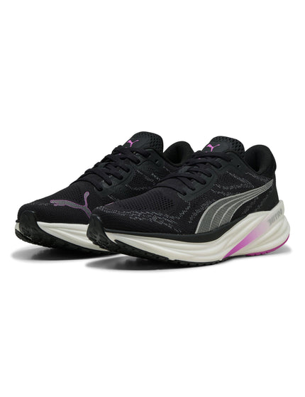 PUMA Magnify NITRO 2 Shoes - Black/Pure Magentaimages2- The Sports Edit
