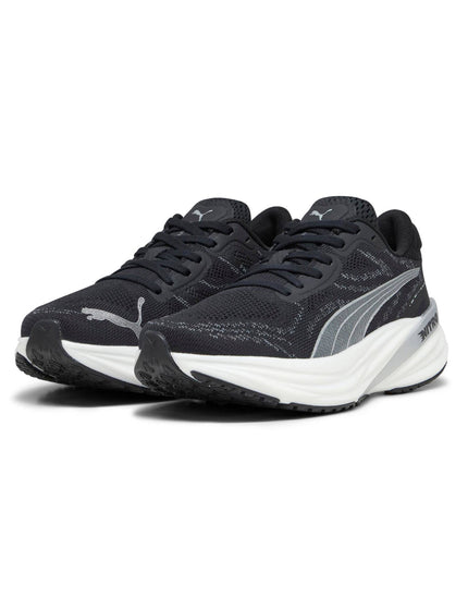 PUMA Magnify NITRO 2 Shoes - Black/White/Silverimages3- The Sports Edit