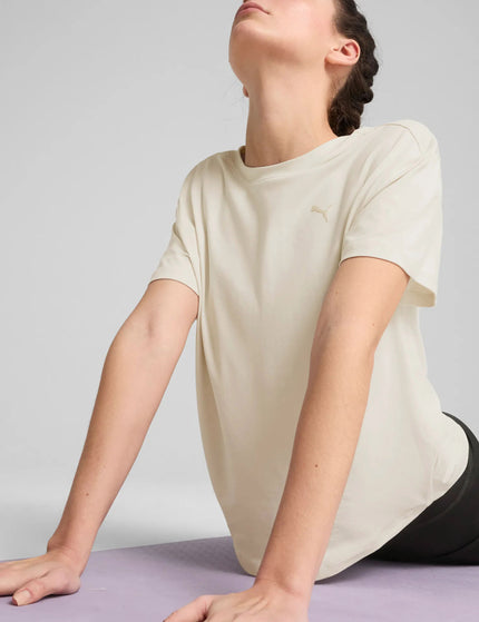 PUMA Move Cloudspun Loose Fit Tee - Alpine Snowimages1- The Sports Edit