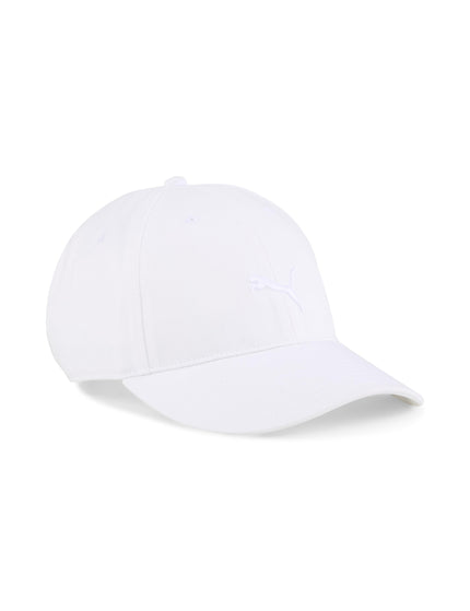 PUMA Premium Essentials Classic Baseball Cap - Whiteimages1- The Sports Edit