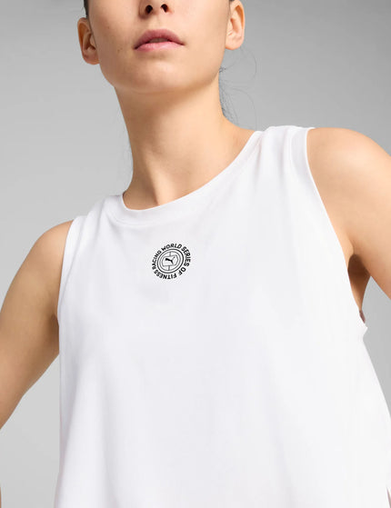 PUMA Puma x Hyrox Cloudspun Sleeveless Top - Whiteimages4- The Sports Edit