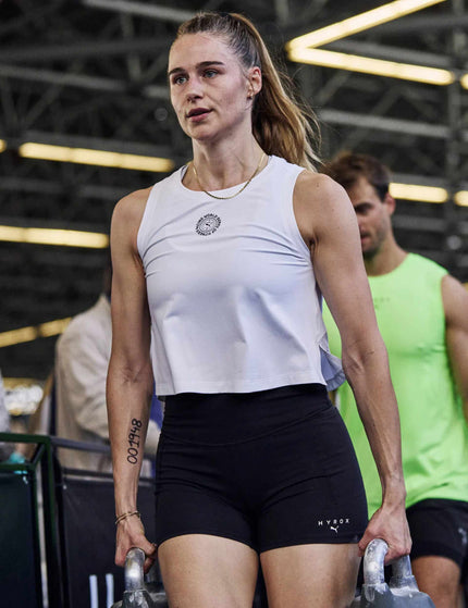 PUMA Puma x Hyrox Cloudspun Sleeveless Top - Whiteimages6- The Sports Edit