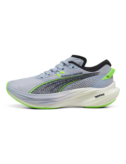 PUMA Puma x Hyrox Deviate NITRO 3 Running Shoes - Cool Weather/Green Glareimages3- The Sports Edit