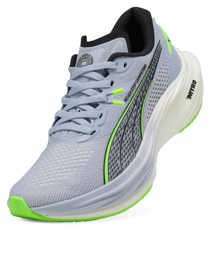 PUMA Puma x Hyrox Deviate NITRO 3 Running Shoes - Cool Weather/Green Glareimages4- The Sports Edit