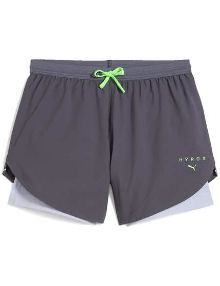 PUMA Puma x Hyrox Ultraweave 2-in-1 Shorts - Galactic Greyimages5- The Sports Edit