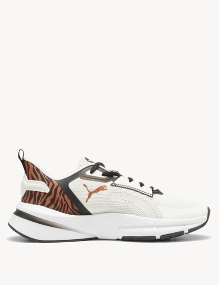 PUMA PWRFrame TR 3 Shoes - Warm White/Black/Teakimages1- The Sports Edit