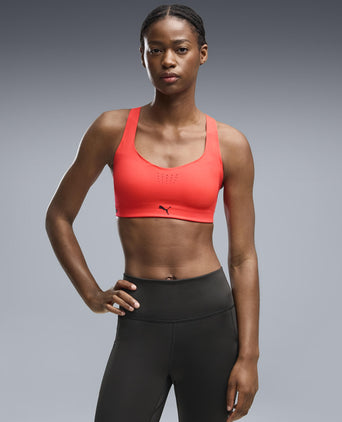 Pwrmode High Support Sports Bra - Ultra Red