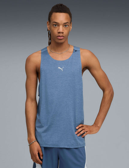 PUMA Run Cloudspun Tank - Dark Indigo Heatherimages1- The Sports Edit