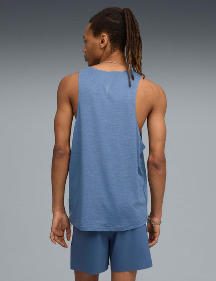 PUMA Run Cloudspun Tank - Dark Indigo Heatherimages2- The Sports Edit