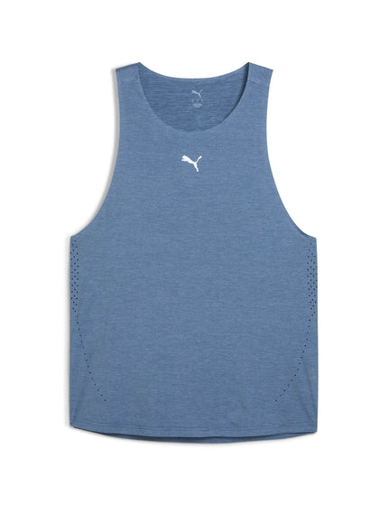 PUMA Run Cloudspun Tank - Dark Indigo Heatherimages4- The Sports Edit