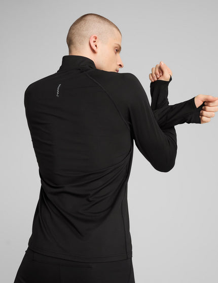 PUMA Run Velocity Cloudspun 1/4 Zip - Blackimages2- The Sports Edit