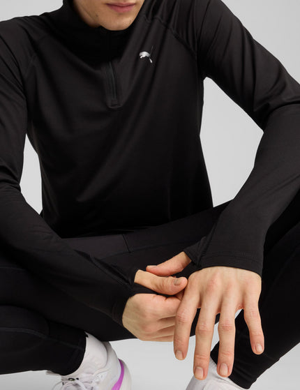 PUMA Run Velocity Cloudspun 1/4 Zip - Blackimages3- The Sports Edit