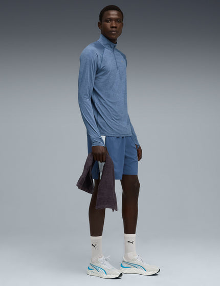 PUMA Run Velocity Cloudspun 1/4 Zip - Dark Indigo-heatherimages3- The Sports Edit