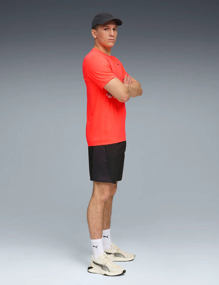 PUMA Tad Essentials Solid Cat Tee - Glowing Redimages3- The Sports Edit