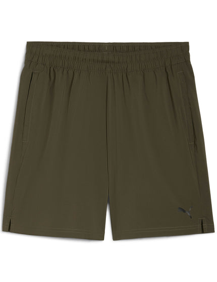 PUMA TAD Foundations 7" Woven Short W/Zip Pockets - Dark Oliveimages4- The Sports Edit