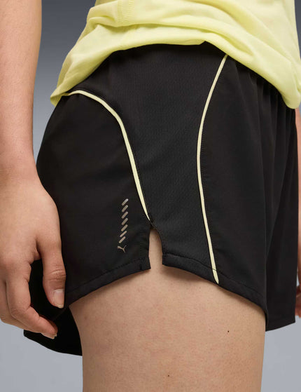 PUMA Velocity 3" Running Shorts - Black/Gold Moonimages4- The Sports Edit