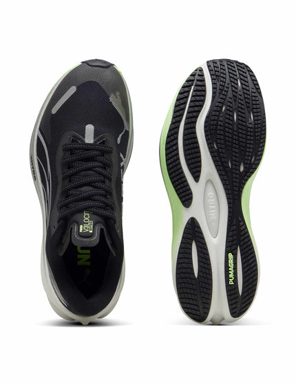 PUMA Velocity NITRO 3 GTX Running Shoes - Black/Silver/Fizzy Appleimages4- The Sports Edit