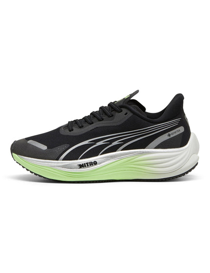 PUMA Velocity NITRO 3 GTX Running Shoes - Black/Silver/Fizzy Appleimages2- The Sports Edit