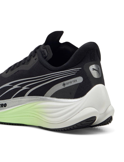 PUMA Velocity NITRO 3 GTX Running Shoes - Black/Silver/Fizzy Appleimages6- The Sports Edit