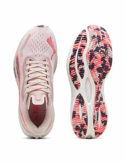 PUMA Velocity NITRO 3 Shoes - Mauve Mist/Sunset Glowimages4- The Sports Edit