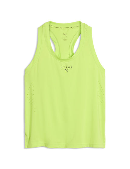 PUMA Puma x Hyrox Pwrmode Tank Top - Sunny Limeimages4- The Sports Edit