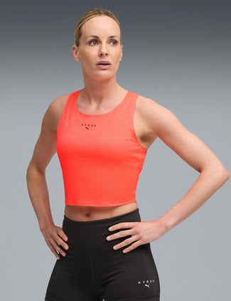 Puma x Hyrox Ultraspun Crop Tank - Glowing Red