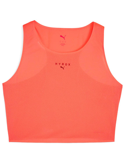 PUMA Puma x Hyrox Ultraspun Crop Tank - Glowing Redimages4- The Sports Edit