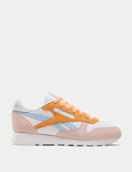 Reebok Classic Leather Shoes - Chalk/Washed Clay/Soft Blueimages1- The Sports Edit