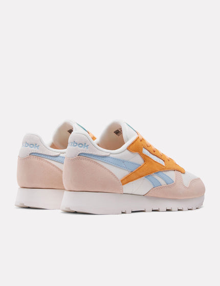 Reebok Classic Leather Shoes - Chalk/Washed Clay/Soft Blueimages3- The Sports Edit