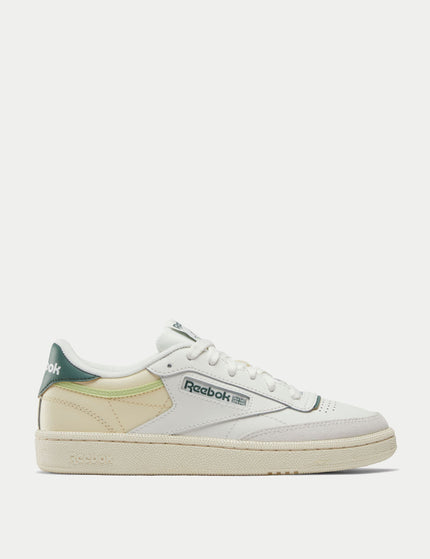 Reebok Club C 85 Shoes - Chalk/Vintage Chalk/Escape Greenimages1- The Sports Edit