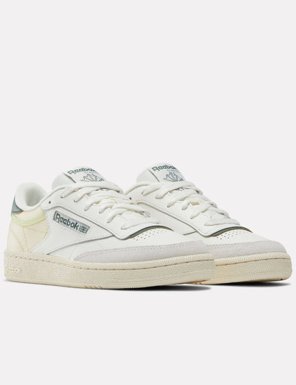 Reebok Club C 85 Shoes - Chalk/Vintage Chalk/Escape Greenimages2- The Sports Edit