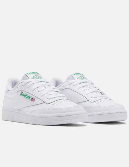 Reebok Club C 85 Shoes - Cloud White/Glen Greenimages3- The Sports Edit