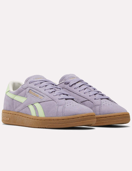 Reebok Club C Grounds Shoes - Dusk Purple/Astro Lime/Gumimages2- The Sports Edit