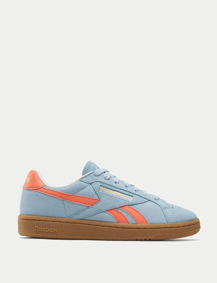 Reebok Club C Grounds Shoes - Soft Blue/Supercharged Coral/Gumimages1- The Sports Edit