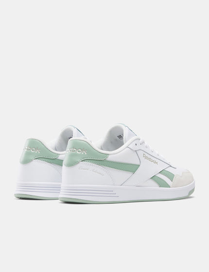 Reebok Court Advance Shoes - White/Hybrid Green/Barely Greyimages3- The Sports Edit