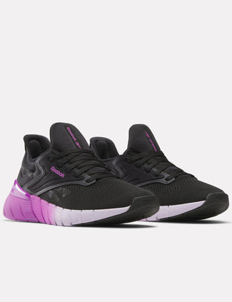 Nano Gym Shoes - Black/Purple Rave/Digital Gleam