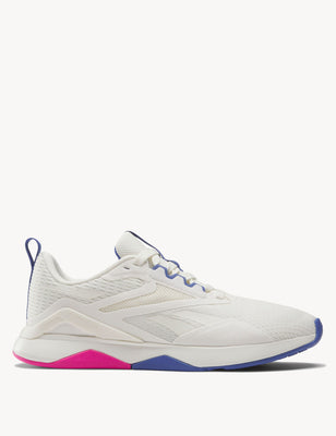 Nanoflex TR 2 Shoes - Chalk/Stepurple/Laser Pink