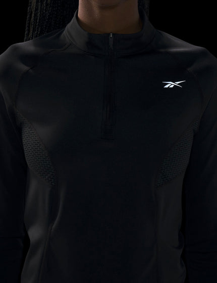 Reebok Running 1/4 Zip - Night Blackimages5- The Sports Edit