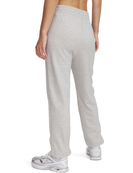 Under Armour Rival Terry Joggers - Mod Grey Light Heather/Whiteimages2- The Sports Edit